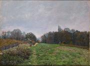 Alfred Sisley Landscape at Louveciennes oil painting on canvas